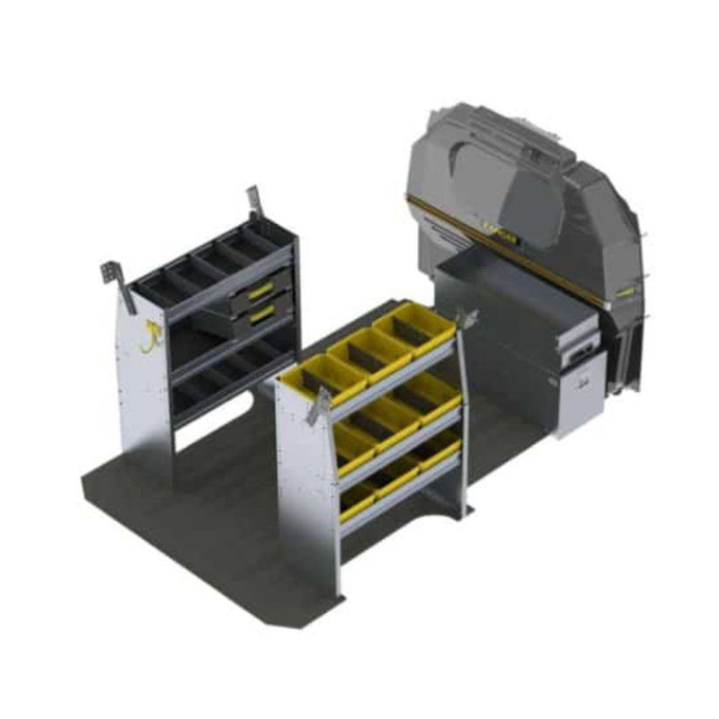 Contractor and Electrician Van Shelving Package, Mercedes Metris All WB – MMR-27
