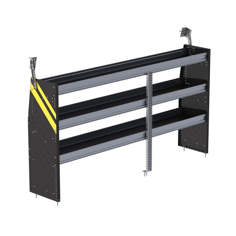 N4 Series Cargo Van Shelving, 84″ Wide, 3 Trays - N4-RS84-3