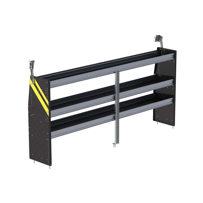N4 Series Cargo Van Shelving, 96″ Wide, 3 Trays - N4-RS96-3