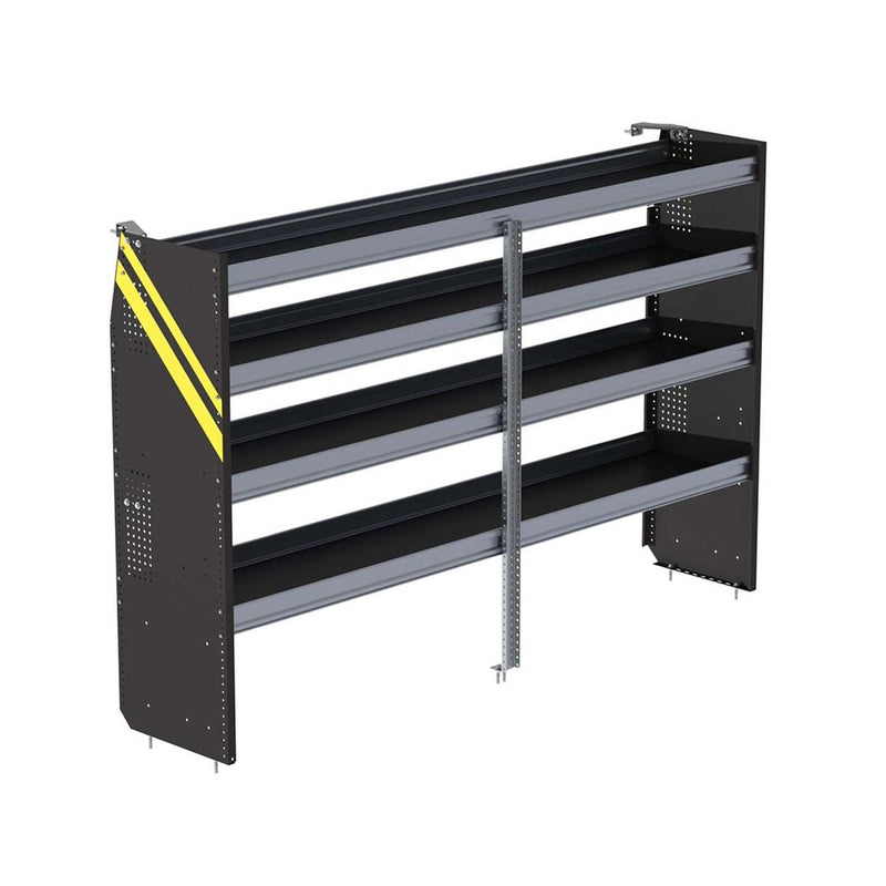 N5 Series Cargo Van Shelving, 96″ Wide, 4 Trays - N5-DS96-4
