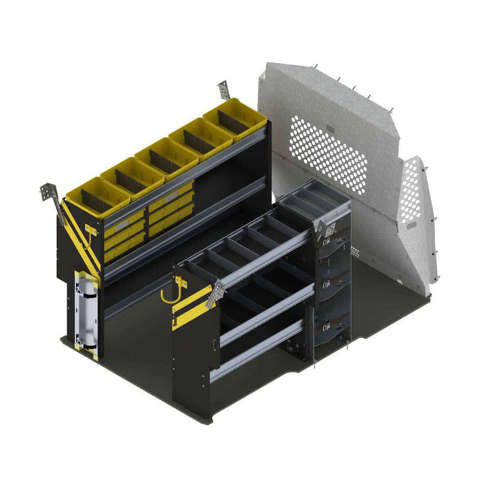 HVAC Van Shelving Package, RAM ProMaster City – PMD-12
