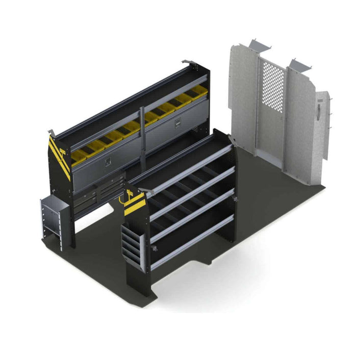 Electrician Van Shelving Package, RAM ProMaster, 159” WB – RPL-11