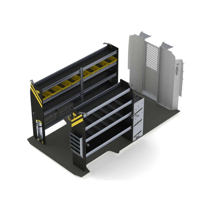 HVAC Van Shelving Package, RAM ProMaster, 159” WB – RPL-12