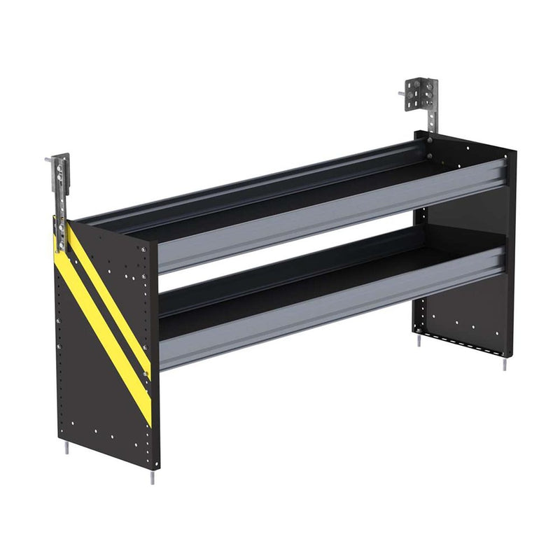 S2 Series Cargo Van Shelving, 60″ Wide, 2 Trays - S2-RS60-2
