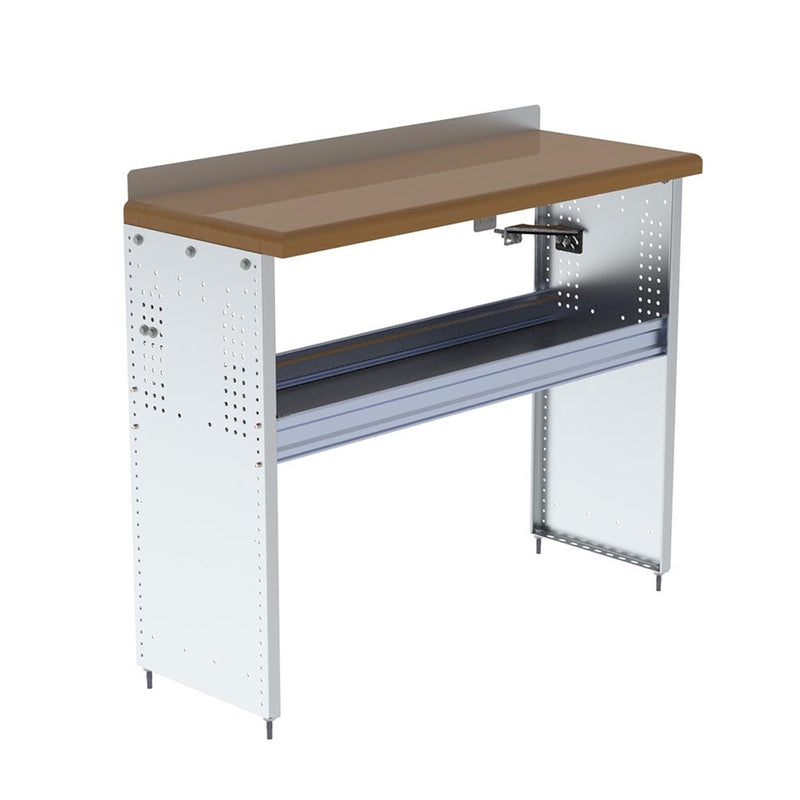 Workbench For Vans w/ Hardwood Top, 18x48x40 - LQ-S3-WA48-1