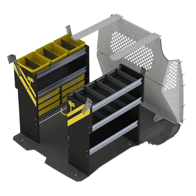 Electrician Van Shelving Package, Ford Transit Connect - TCS-11