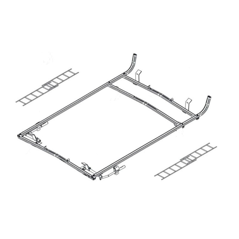 Techno-Fab Ladder Racks for Ford Transit/Electric Ford E-Transit