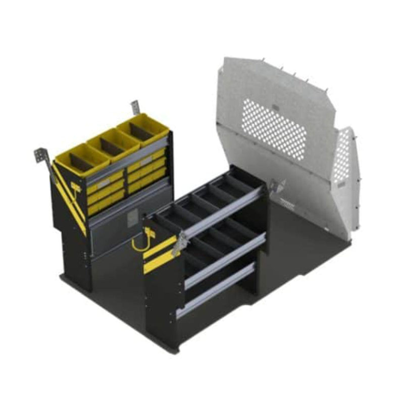 Ensemble d'étagères pour fourgon d'électricien, RAM ProMaster City – PMC-11